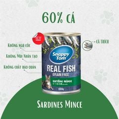 Pate Snappy Tom Grain Free cho mèo 400g