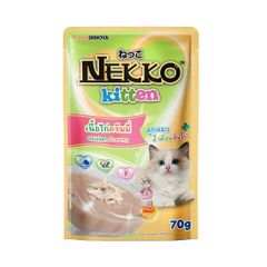 Pate Nekko Kitten Mousse cho mèo con gói 70g