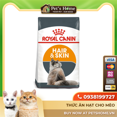 Hạt Royal Canin Hair and Skin Care chăm sóc da lông cho mèo 400g