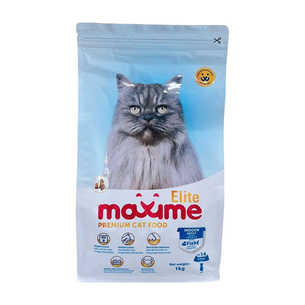 Hạt cho mèo Maxime Elite Indoor Adult 1kg