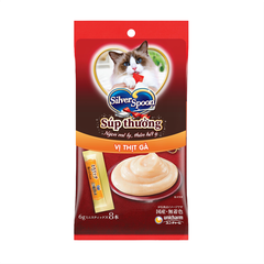 Súp thưởng cho mèo Silver Spoon 48g (8 tuýp)