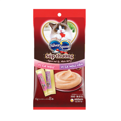 Súp thưởng cho mèo Silver Spoon 48g (8 tuýp)