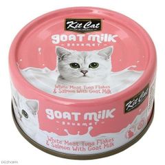 Pate sữa dê Kit Cat gà xé lon 70g
