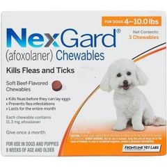 NexGard 68mg - Phòng và trị ve trên Chó 10-25kg