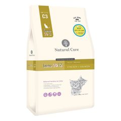 Hạt Natural Core C3 Bene 3012 cho mèo thịt gà và cá hồi 10kg