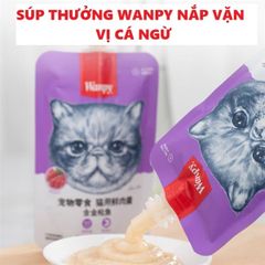 Súp thưởng Wanpy nắp vặn cho mèo 90g