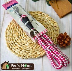 Dây dẫn bện caro 13mm đỏ Doggyman