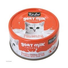 Pate sữa dê Kit Cat gà xé lon 70g
