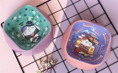 Chén nhựa sợi tre vuông Neko BO-3173 420ml