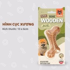 Đồ chơi sợi gỗ hình cục xương FOFOS