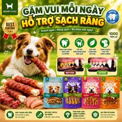 Xương sữa cuộn thịt vịt Highpy Dog 100g