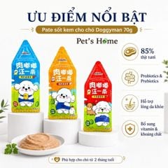 Pate sốt kem cho chó Doggyman 70g