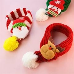 Khăn choàng len phụ kiện Noel