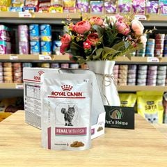 Pate Royal Canin Renal with Fish Feline 85g