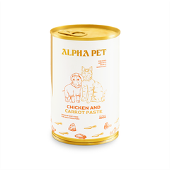 Pate cho chó mèo Alpha Pet lon 400g
