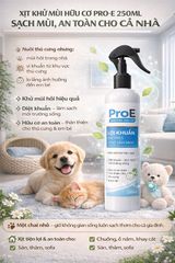 Xịt khử mùi hữu cơ Pro E 250ml