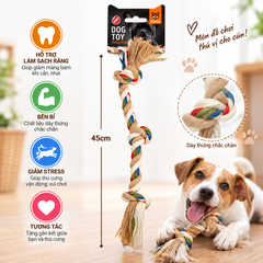 Đồ chơi dây cắn gặm 3 đầu FOFOS