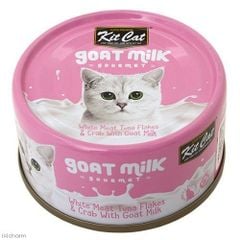 Pate sữa dê Kit Cat gà xé lon 70g