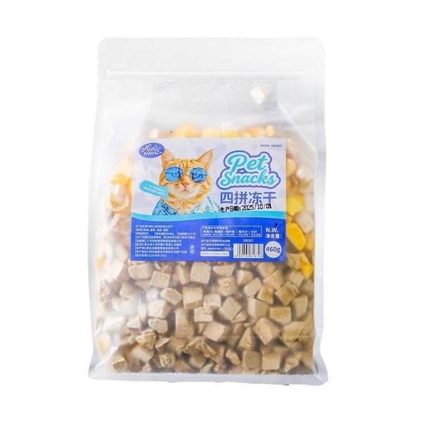Thịt sấy mix 4 loại Miow Heart 460g