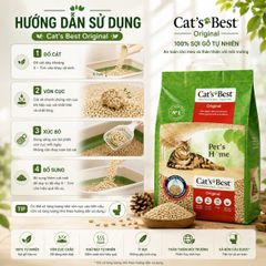 Cát vệ sinh cho mèo Cat's Best Original