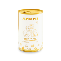 Pate cho chó mèo Alpha Pet lon 400g