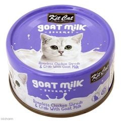 Pate sữa dê Kit Cat gà xé lon 70g