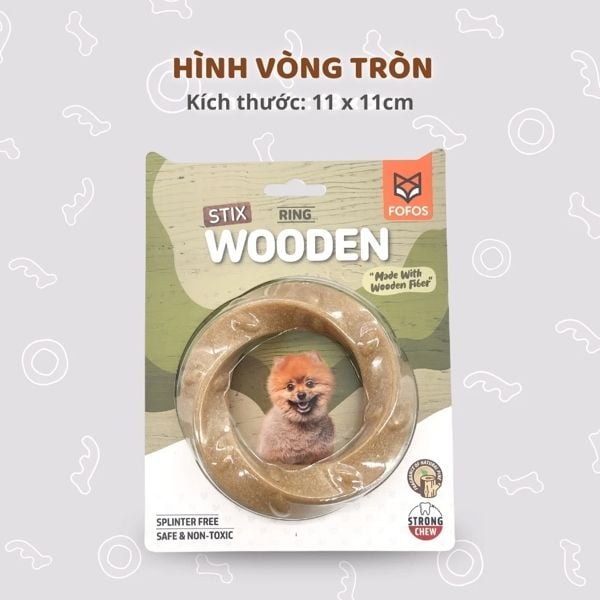 Đồ chơi sợi gỗ hình vòng FOFOS