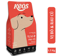 Hạt Keos+ cho giống chó nhỏ thịt cừu và gạo 3kg