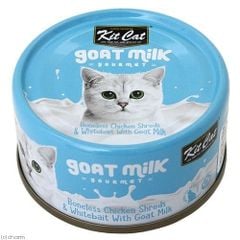 Pate sữa dê Kit Cat gà xé lon 70g