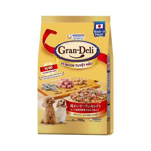 Thức ăn khô cho chó Gran Deli 700g