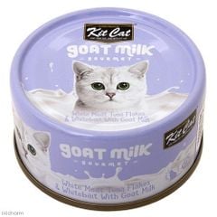 Pate sữa dê Kit Cat gà xé lon 70g