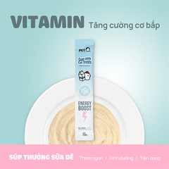 Súp thưởng sữa dê cho mèo PetQ 15g