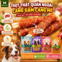 Xương sữa cuộn thịt vịt Highpy Dog 100g