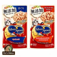 Pate cho mèo Silver Spoon không phụ gia KPG 60g
