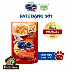Pate cho mèo Silver Spoon dạng sốt 60g