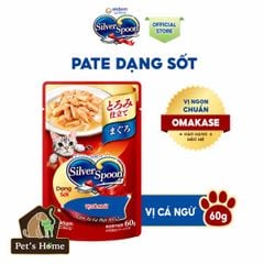 Pate cho mèo Silver Spoon dạng sốt 60g