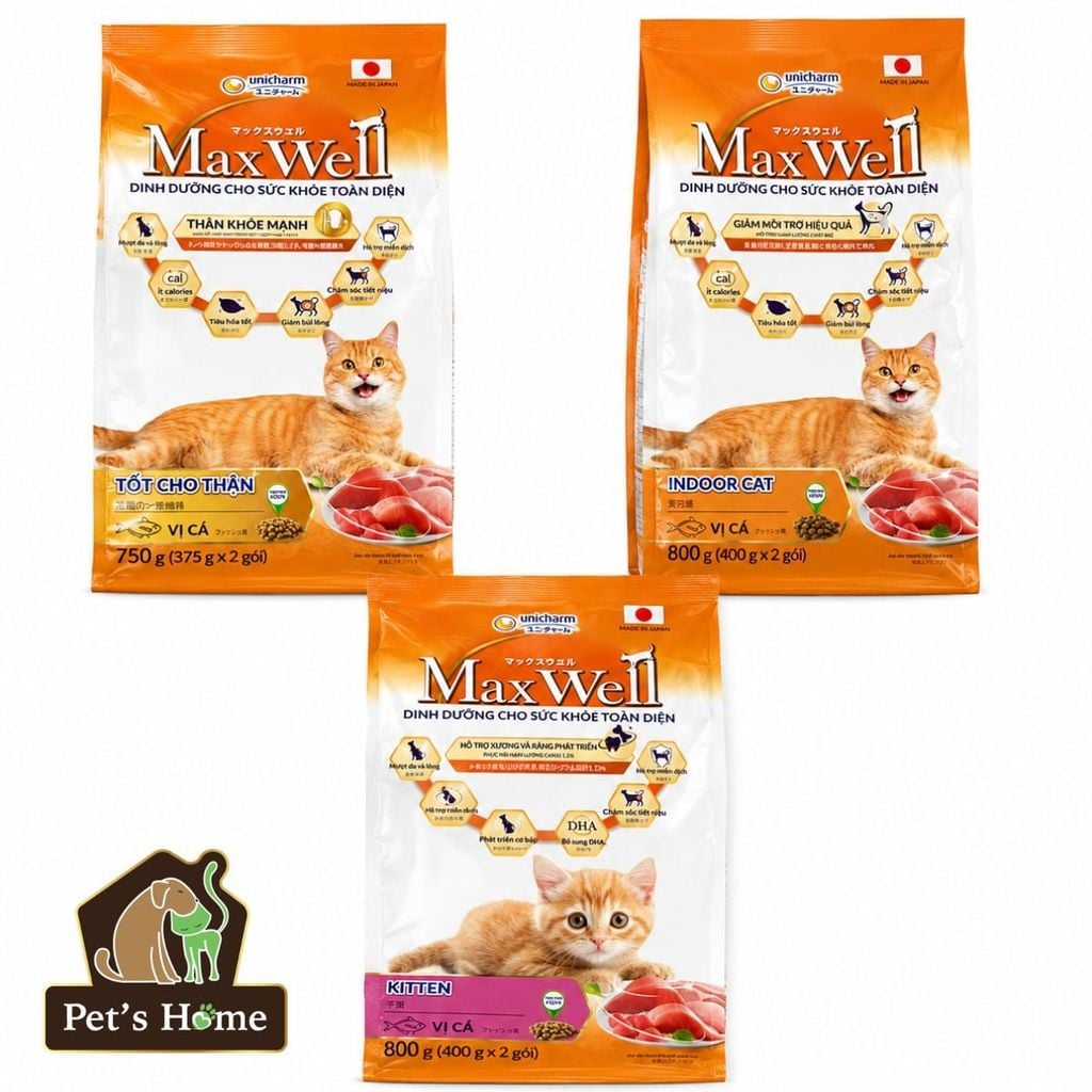 Hạt mèo Maxwell tốt cho thận vị cá 750g