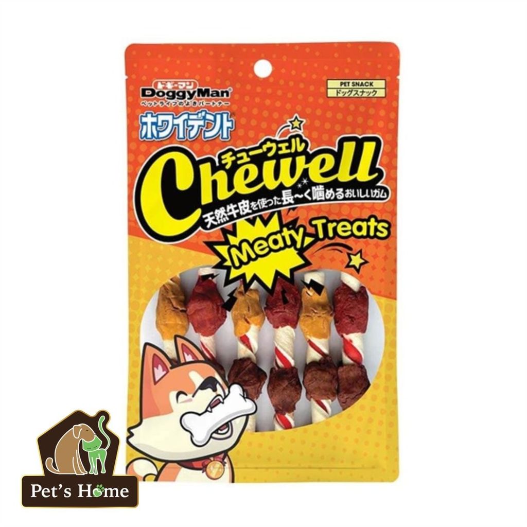 Que da bò cuốn thịt vị gà - vịt - gan Doggyman 6 cây