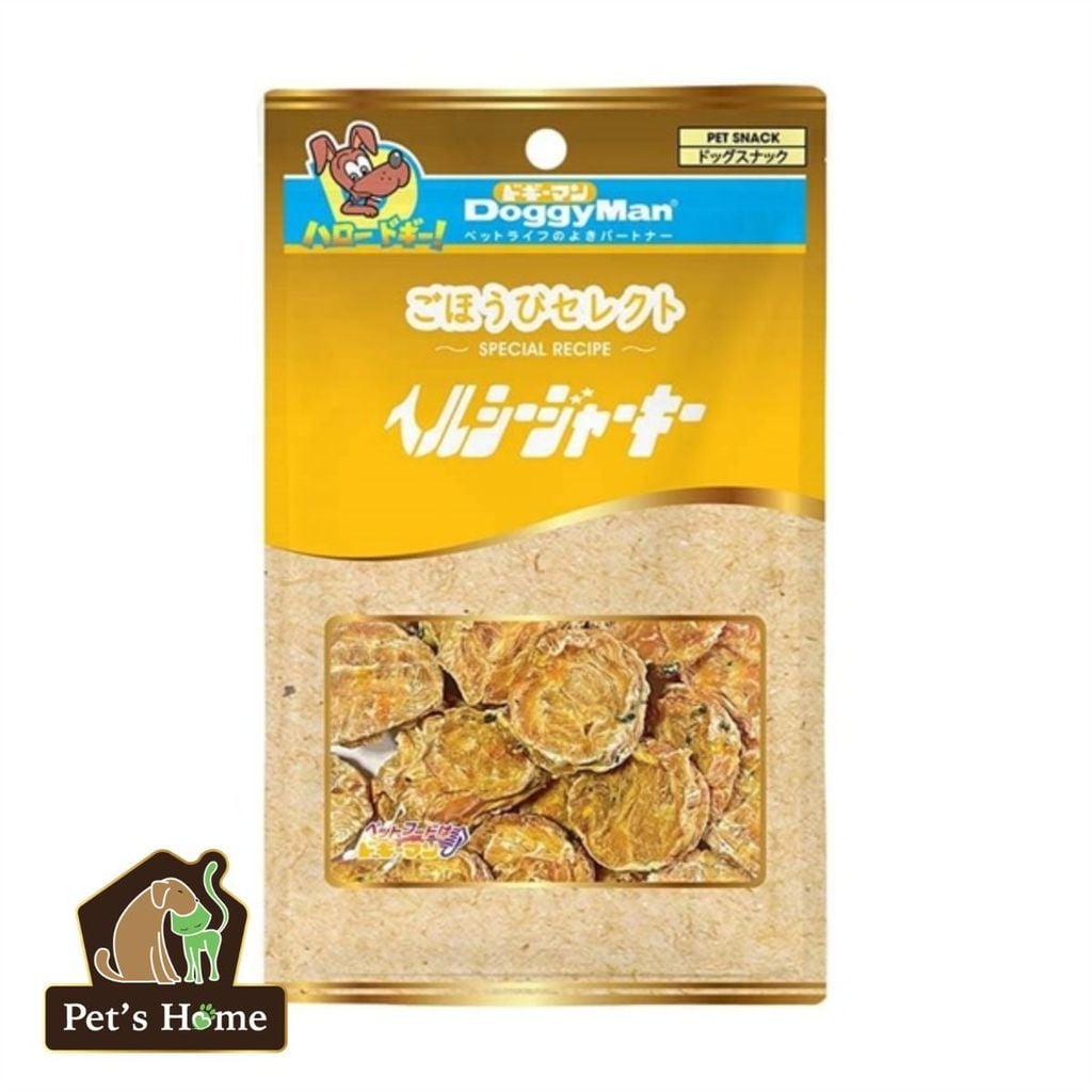 Miếng gà sấy bổ sung rau củ Doggyman 90g