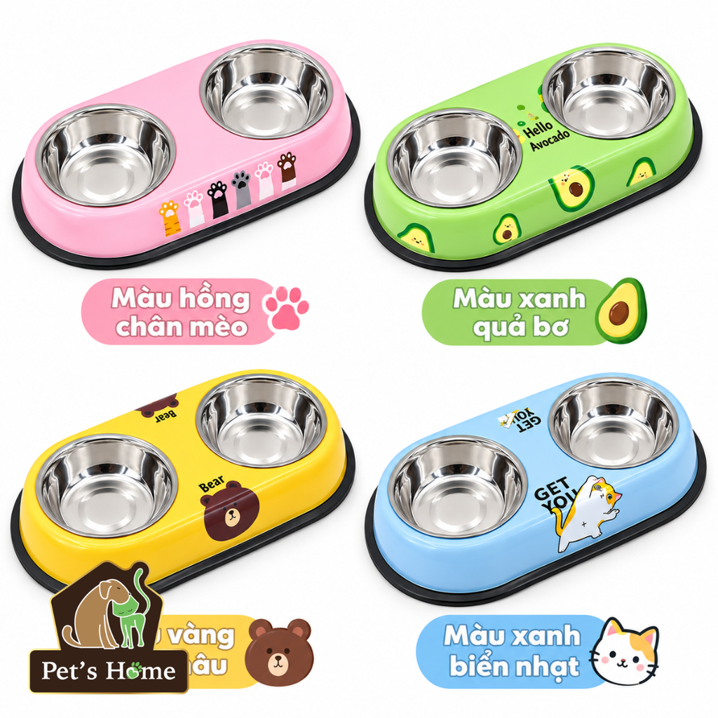 Bát đôi inox Hello Avocado
