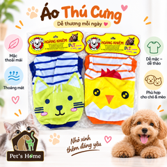 LHK - Áo kẻ sọc hoạt hình