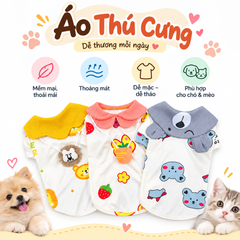 LHK - Áo họa tiết cổ Rabbit - Bear