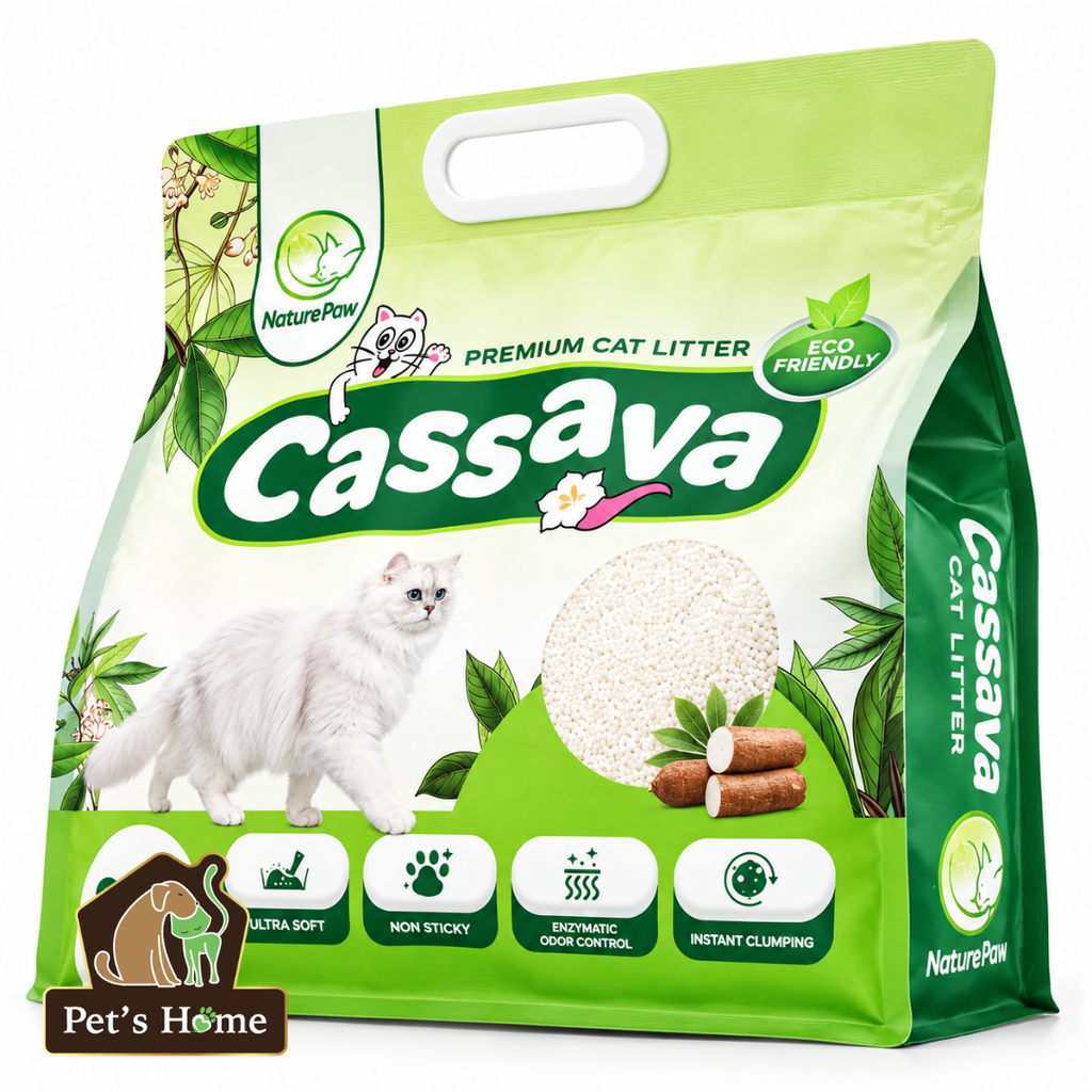 Cát sắn Nature Paw Cassava Cat Litter 2,5kg