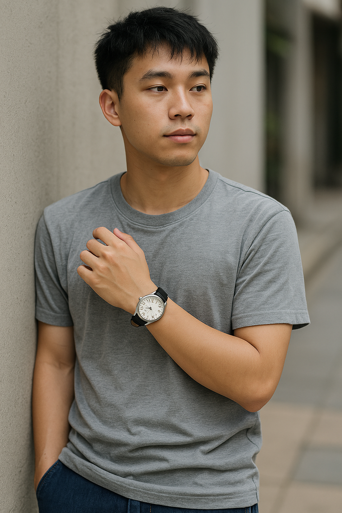 Đồng Hồ Nam Dây Da Neos N-30869M Sapphire Bảo Hành Chính Hãng 5 Năm