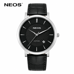 Đồng Hồ Nam Dây Da Neos N-40676G Sapphire Chính Hãng