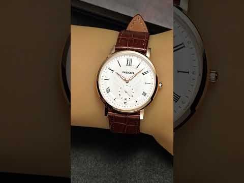 Đồng Hồ Dây Da Nam Neos N-40675G Sapphire Chính Hãng