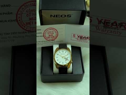 Đồng Hồ Nam Dây Da Neos N-40701M Sapphire Chính Hãng