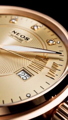 Đồng Hồ Cơ Nam Neos N-90107 Sapphire Dây Thép Bảo Hành Chính Hãng 5 Năm