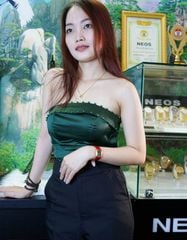 Đồng Hồ Dây Da Nữ Neos N-30856L Sapphire Chính Hãng