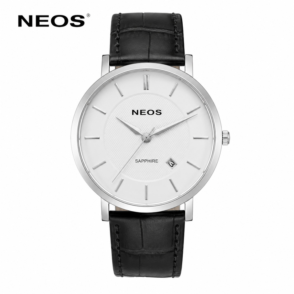 Đồng Hồ Nam Dây Da Neos N-40676G Sapphire Chính Hãng